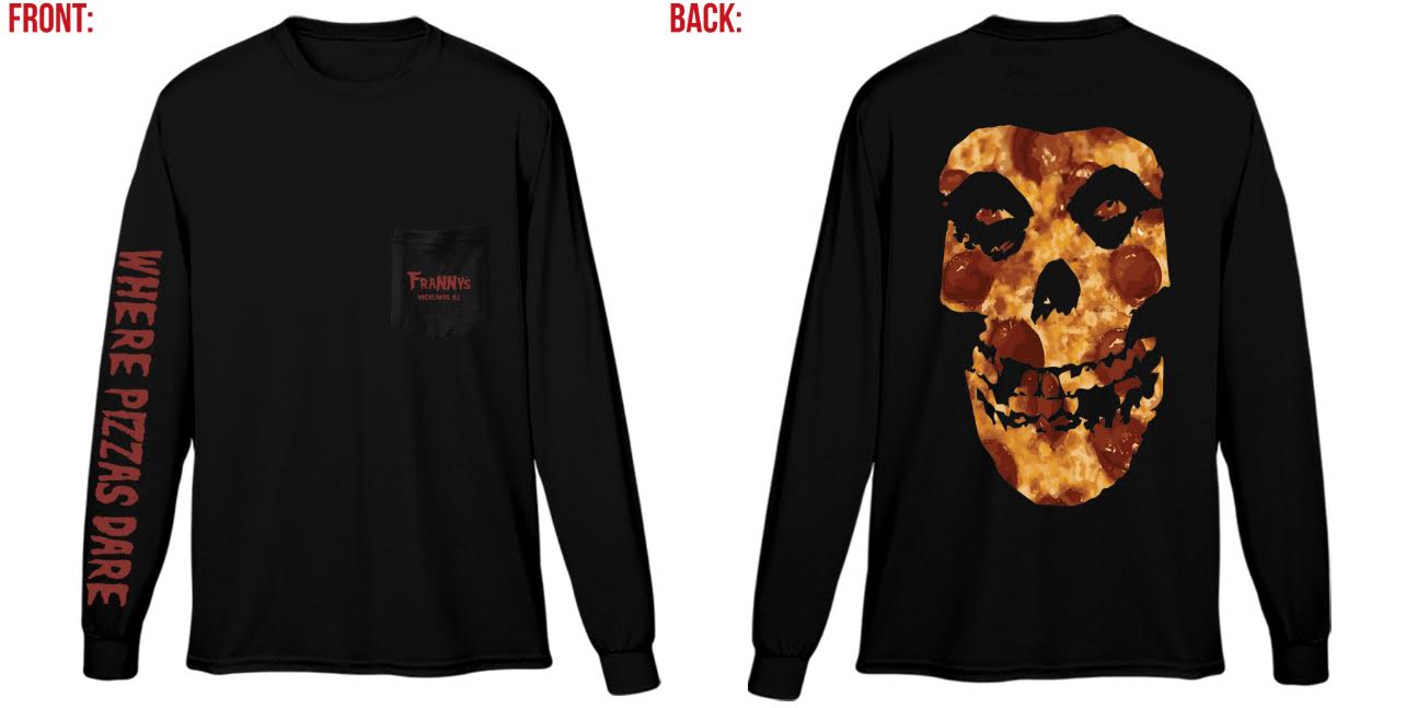 TEE - FRANNZIG "WHERE PIZZAS DARE" LONG SLEEVE TEE