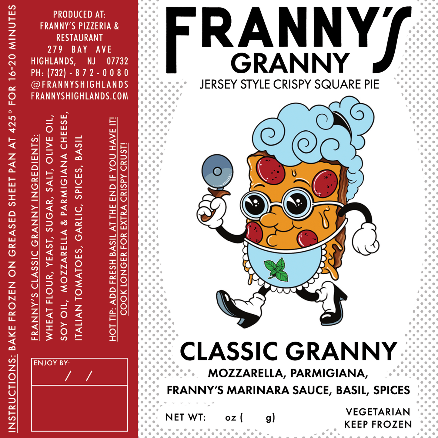 FRANNY'S FROZEN GRANNY - CLASSIC MARGHERITA