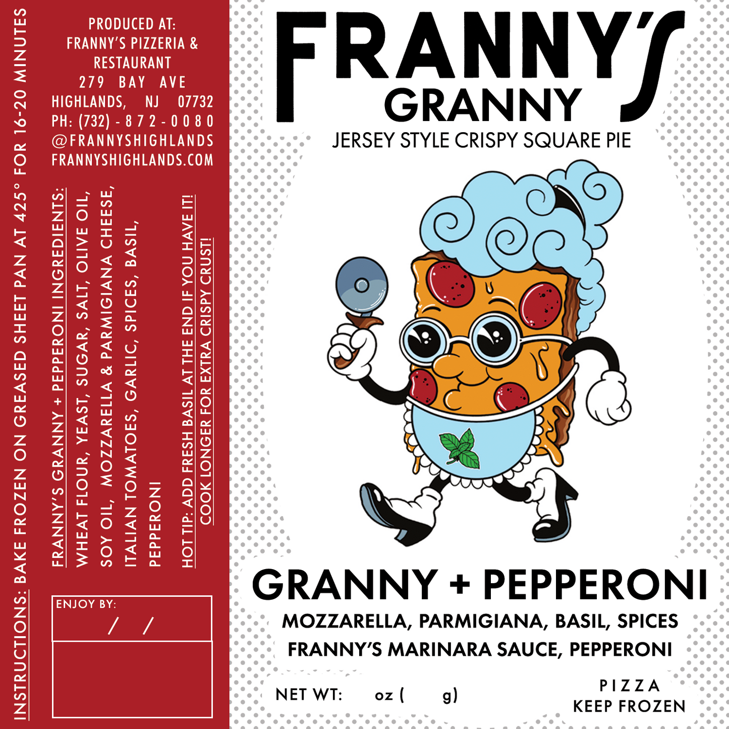 FRANNY'S FROZEN GRANNY + PEPPERONI