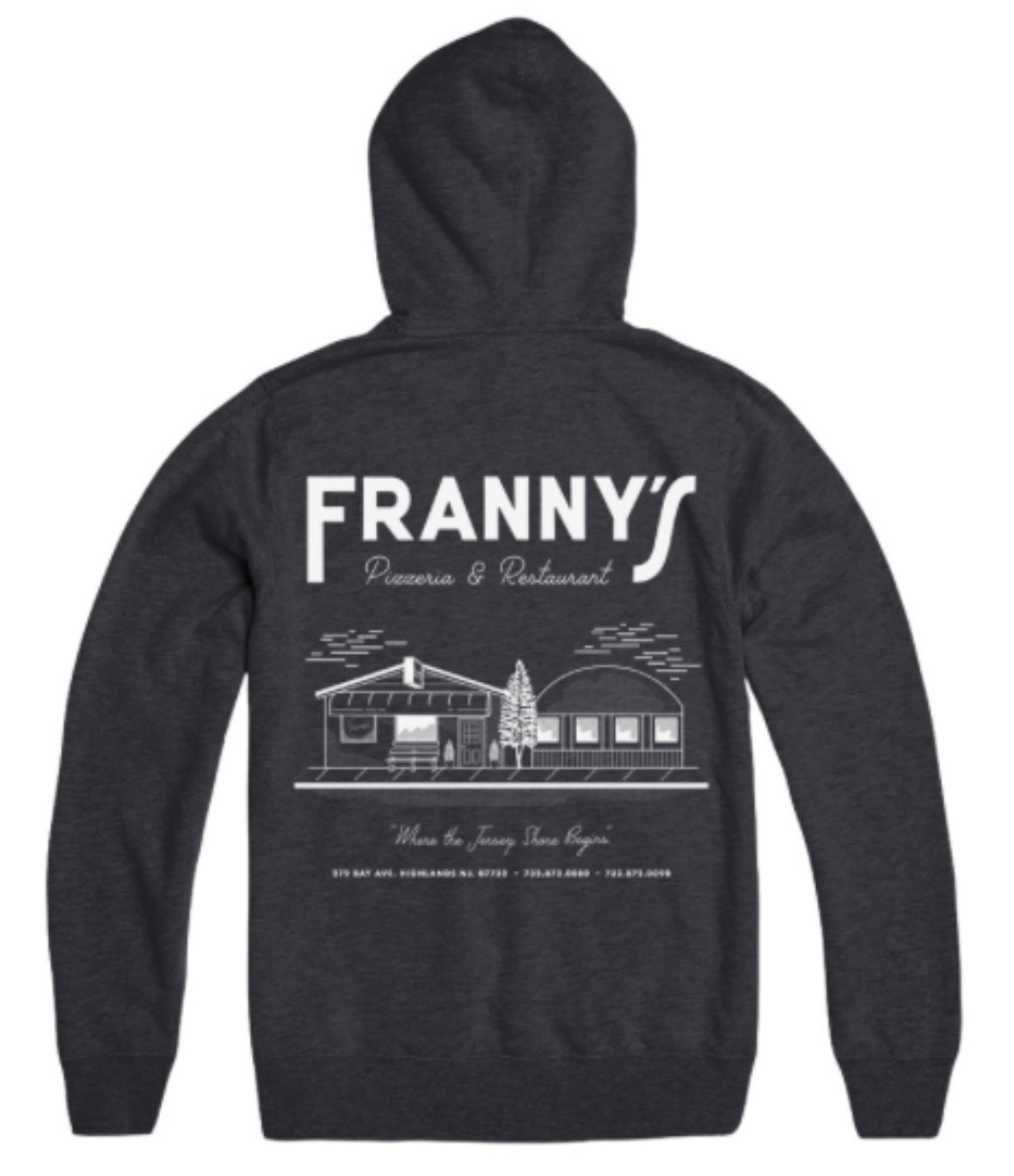 UNISEX HOODIE - GREY STAFF HOODIE + LITTLE FRANNY LOGO