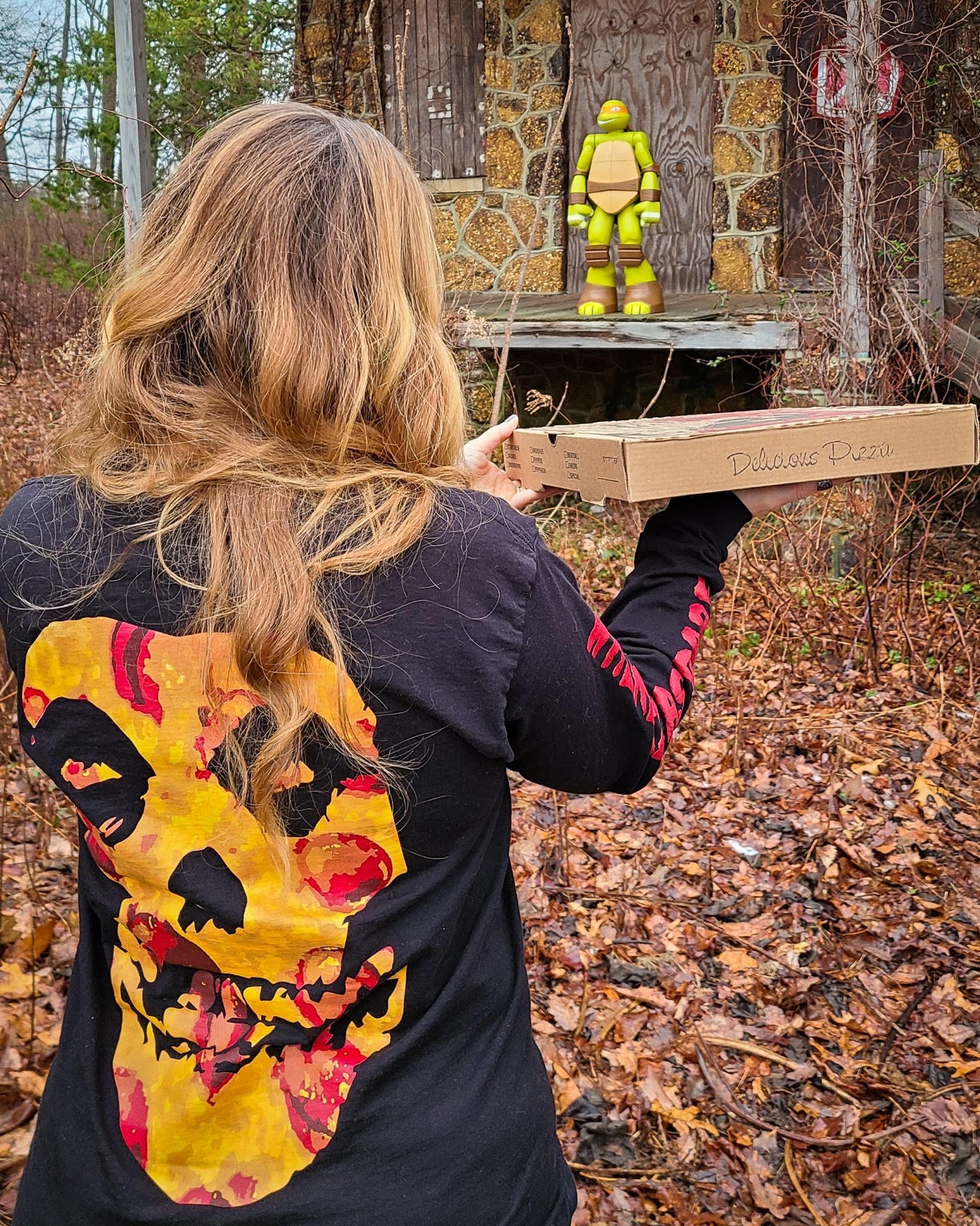 TEE - FRANNZIG "WHERE PIZZAS DARE" LONG SLEEVE TEE