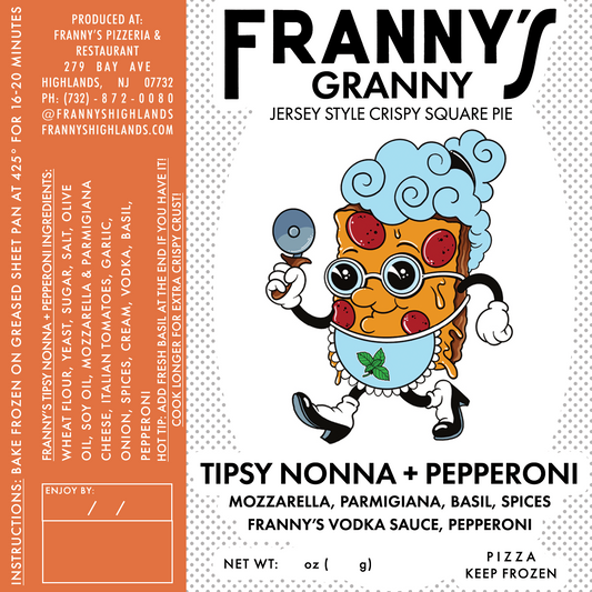 FRANNY'S FROZEN TIPSY NONNA PIE + PEPPERONI